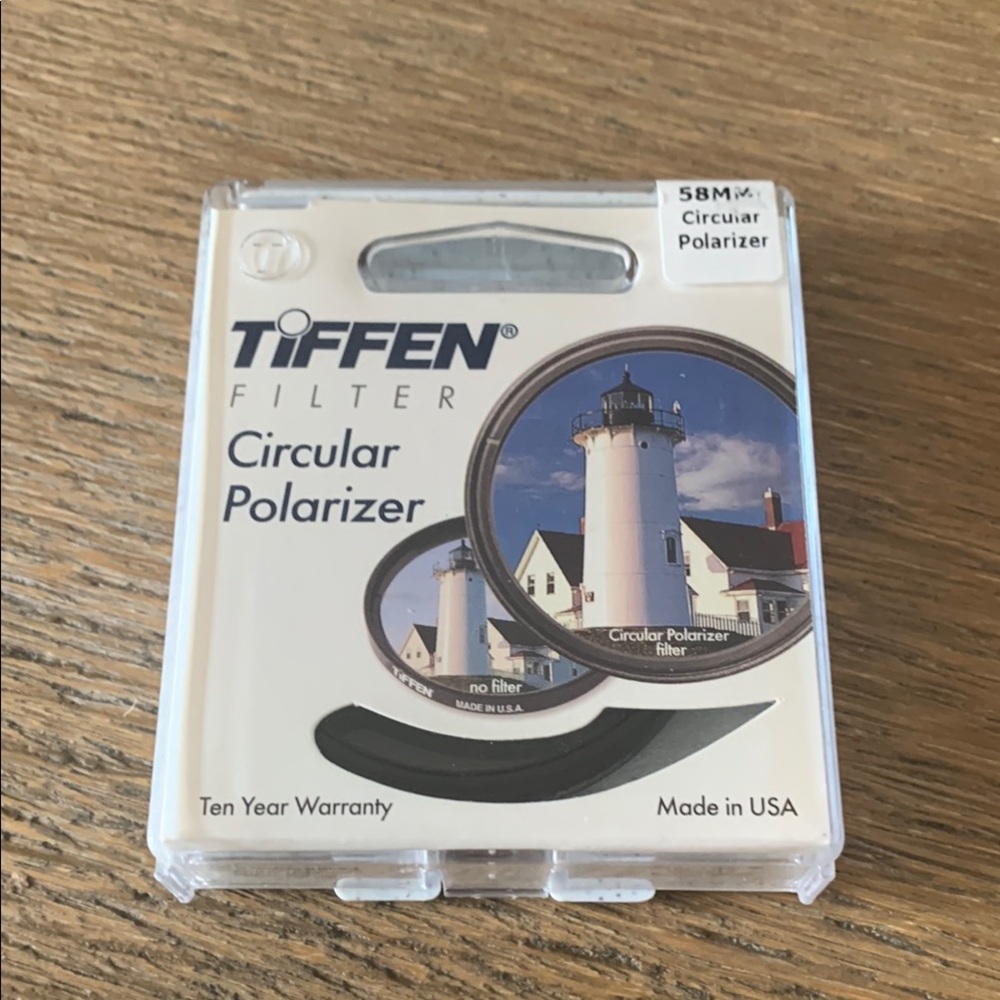 NEW IN BOX!! Tiffen Circular Polarizer Filter